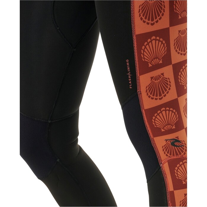 2024 Rip Curl Womens Dawn Patrol SUB 3/2mm Back Zip Wetsuit 151WFS - Rust